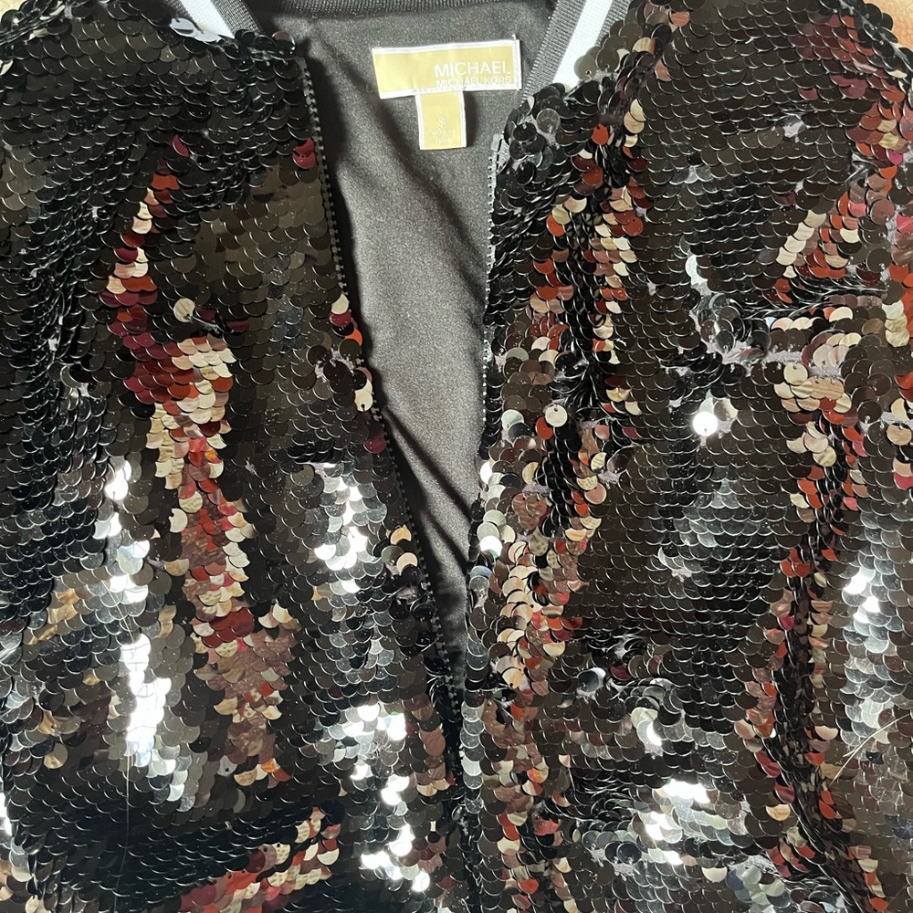 Michael Kors Sequin Varsity Jacket - image 4